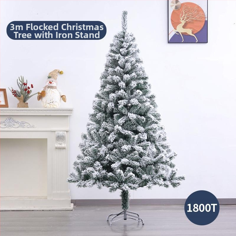 Childhood Love flokiruota Kalėdinė eglė — Kategorija: Kalėdinė eglė; Medžiaga: Flocking; Naudojimas: Įrengimas; IP: Ne