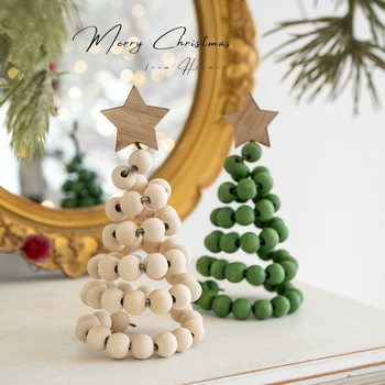 Koka svētku galda rotājums — Huiyin zīmols, mūsdienīgs minimalistiskais stils, Ziemassvētku dekors