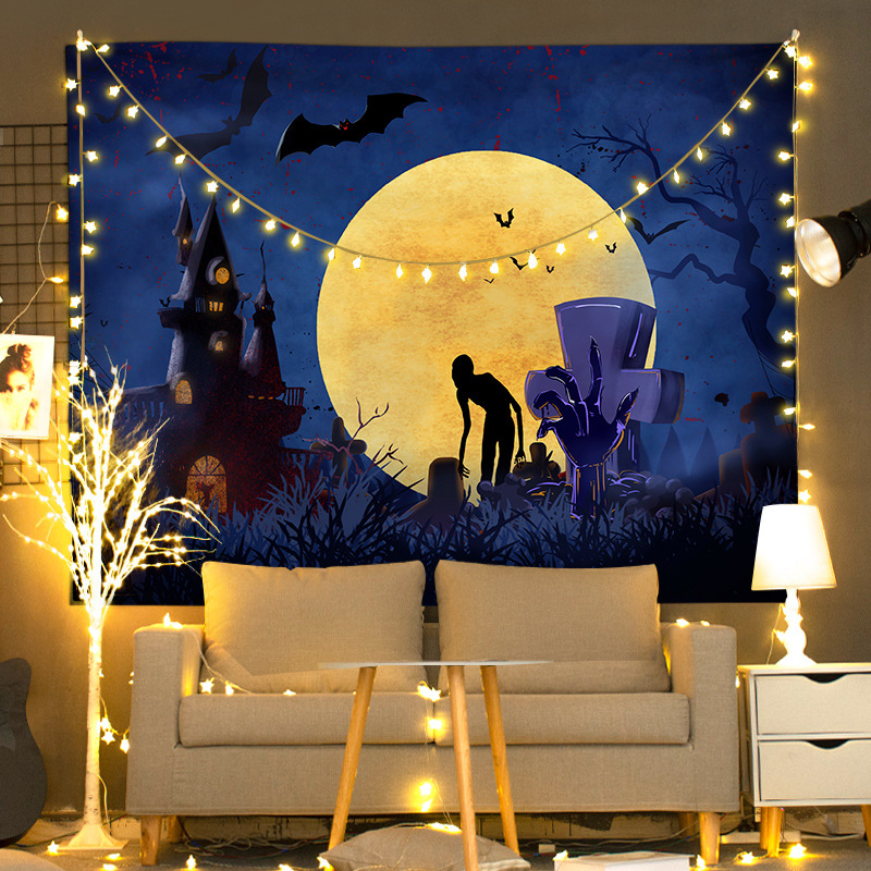 Plusz falidísz goblen, 100% poliészter, 30% gyapot, téglalap alakú, mintázat rajzfilm, digitális hőátvitel, nappali vagy hálószoba