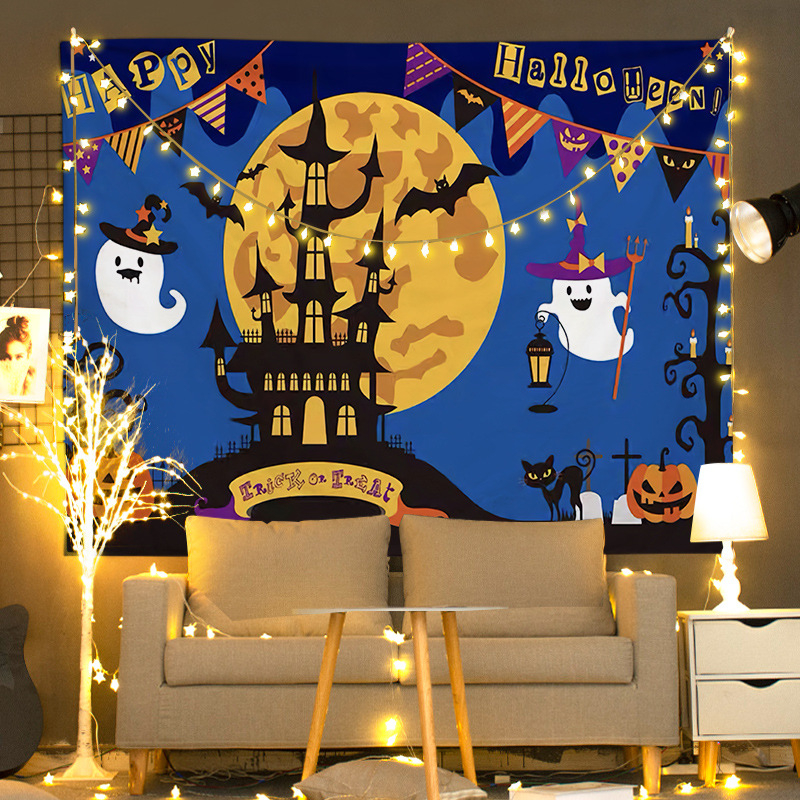 Plusz falidísz goblen, 100% poliészter, 30% gyapot, téglalap alakú, mintázat rajzfilm, digitális hőátvitel, nappali vagy hálószoba