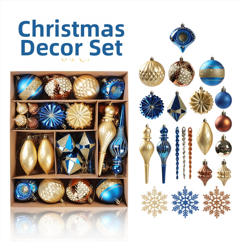 Коледни елхови украси – пластмаса, декорации за Коледа, стил: карикатурен, модерен и минималистичен, лек лукс