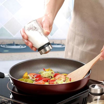 Stiklinis prieskonių rinkinys – užsandarinti drėgmei atsparūs indai kietoms prieskonėms (kepsniams) – Chang Yang Glass