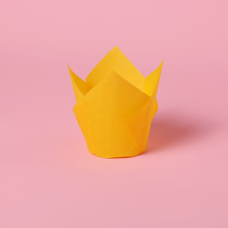 LIFETALK Tulip Formos kepimo popieriaus keksiukų taurės, riebalams atsparūs, aukštos temperatūros atsparūs, 40 g/m², 200 vnt