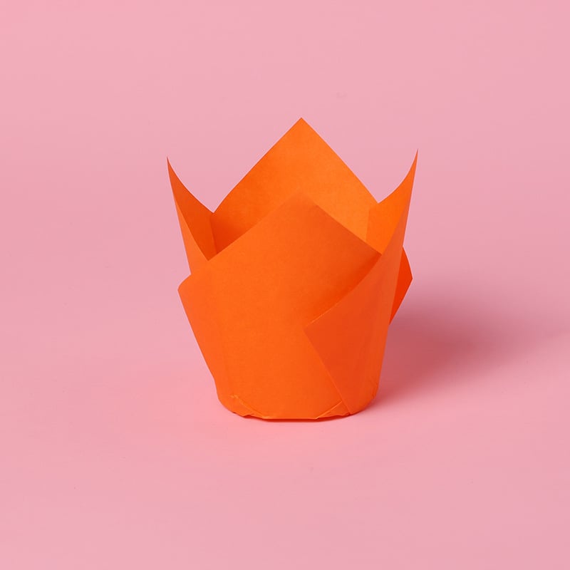 LIFETALK Tulip Formos kepimo popieriaus keksiukų taurės, riebalams atsparūs, aukštos temperatūros atsparūs, 40 g/m², 200 vnt