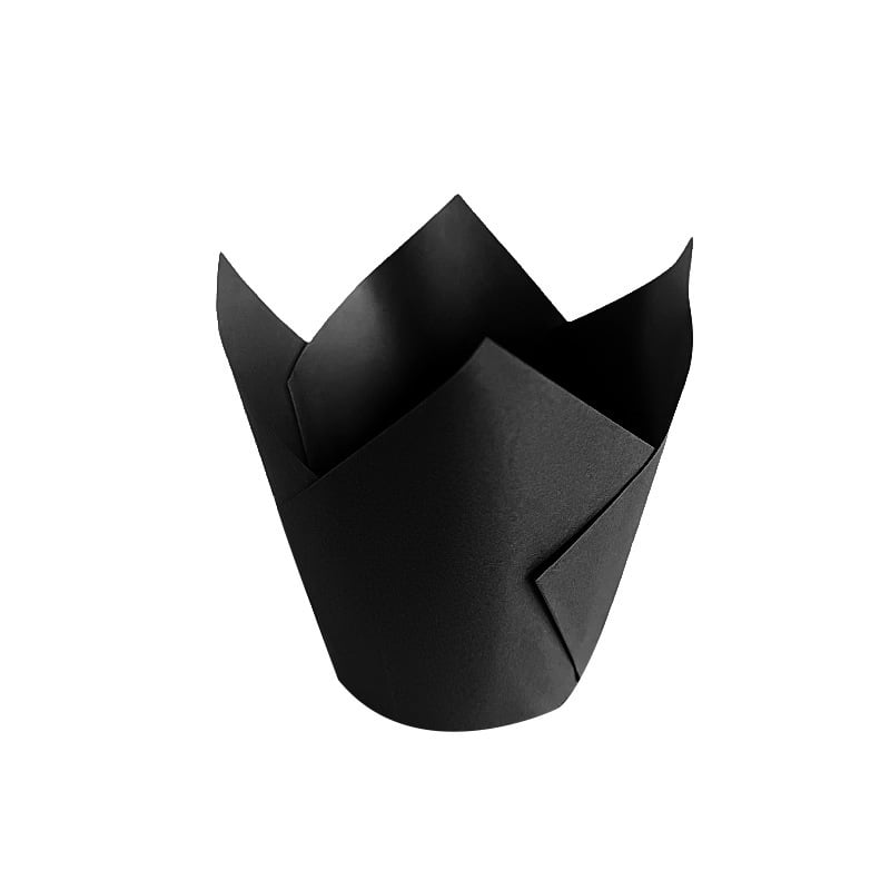 LIFETALK Tulip Formos kepimo popieriaus keksiukų taurės, riebalams atsparūs, aukštos temperatūros atsparūs, 40 g/m², 200 vnt