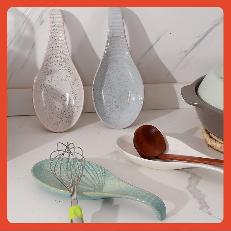 Keraminis šaukštų laikiklis, retro stilius, lengvas prabangos dizainas, pritaikymas galimas