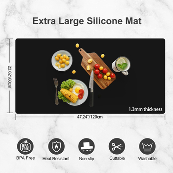 Πατάκι σιλικόνης για ζωγραφική και προστασία γραφείου, πάχος 1,3 mm, τετράγωνο σχήμα, στυλ Νέος Κινέζικος, προέλευση Ντονγκουάν, κυκλοφόρησε το 2024