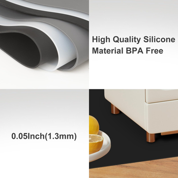 Πατάκι σιλικόνης για ζωγραφική και προστασία γραφείου, πάχος 1,3 mm, τετράγωνο σχήμα, στυλ Νέος Κινέζικος, προέλευση Ντονγκουάν, κυκλοφόρησε το 2024