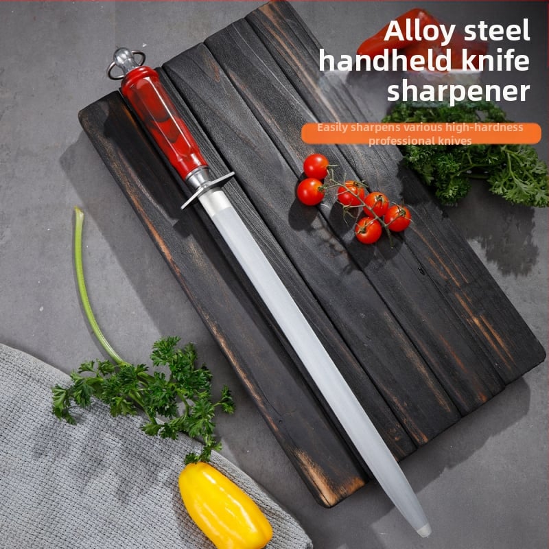 Shunguan peilių šlifuojimo lazdelė – aukštos anglies plienas, šiuolaikinis minimalistinis dizainas, rankinis naudojimas, pritaikomas, logotipo spausdinimas įmanomas (Medžiaga: aukštos anglies plienas; Dizainas: šiuolaikinis minimalistinis dizainas; Naudoji