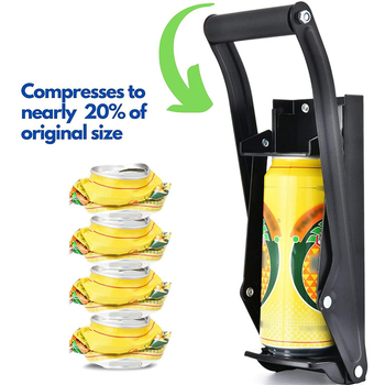 Ant sienos montuojamas skardinių presas su rankiniu veikimu — Bosino Can Press, geležies konstrukcija, modernus stilius, logotipo spauda