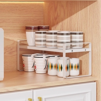 Ράφι ποτηριών γραφείου — 1-επίπεδη, μετακινούμενο, χάλυβας άνθρακα + πλάκα πυκνότητας, τοποθέτηση σε γραφείο