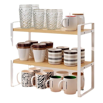 Ράφι ποτηριών γραφείου — 1-επίπεδη, μετακινούμενο, χάλυβας άνθρακα + πλάκα πυκνότητας, τοποθέτηση σε γραφείο