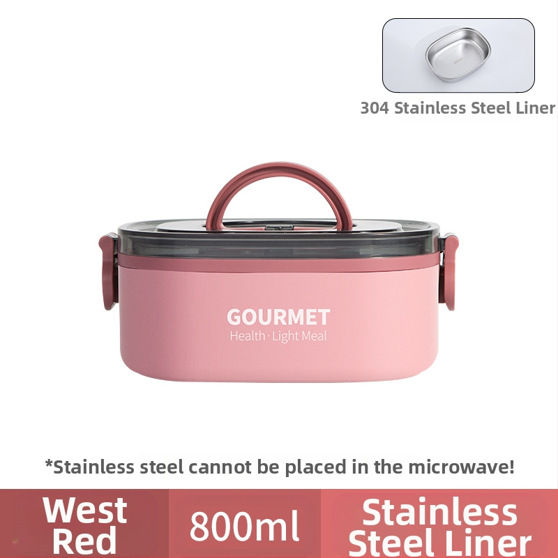 Plastmasas pusdienu kastīte, trīs slāņu izolācija, kvadrāta forma, tilpums 0.8–2 L, nav piemērota mikroviļņu krāsnij.