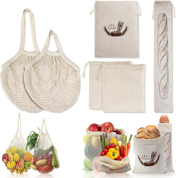 Хлебна торбичка от памук и лен, многоразова с TPU вътрешна мембрана, връзка за затваряне, дъно и страни, ситопечат на лого.