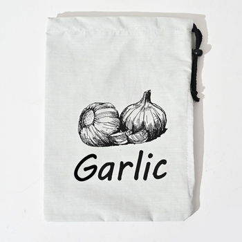 Vászon tároló táska kötős zárással — logó nyomtatás, szitanyomtatás, tömeg 70 g, stil zsebes táska