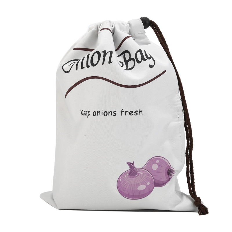 Vászon tároló táska kötős zárással — logó nyomtatás, szitanyomtatás, tömeg 70 g, stil zsebes táska