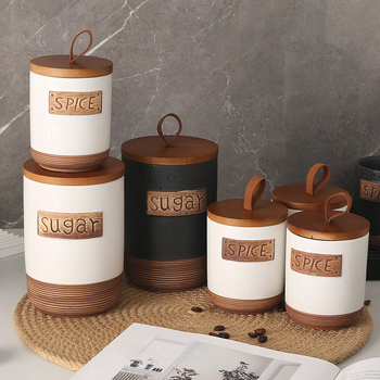 Κεραμικός σφραγιζόμενος βάζος για κόκκους καφέ με στεγανοποίηση ενάντια σε υγρασία και σκόνη, χωρητικότητα 800–1000 ml, τροφίμου ποιότητας, στρογγυλό σχήμα, δυνατότητα προσαρμογής