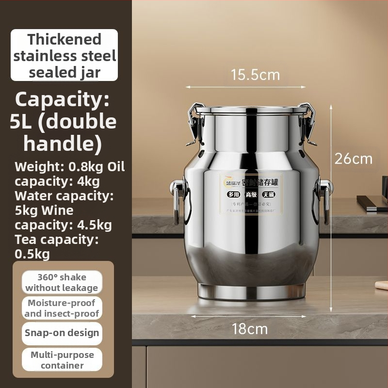 Roostevabast terasest suletud konteiner paksude seintega, Korea stiilis, maht 3,1–4 L