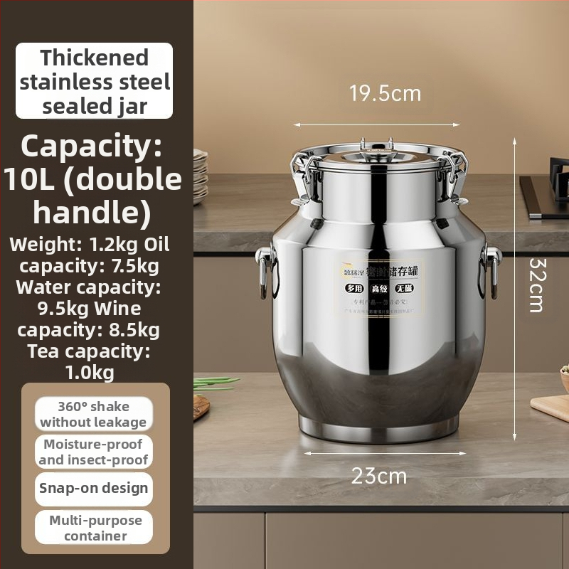 Roostevabast terasest suletud konteiner paksude seintega, Korea stiilis, maht 3,1–4 L