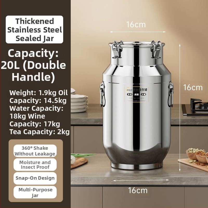 Roostevabast terasest suletud konteiner paksude seintega, Korea stiilis, maht 3,1–4 L