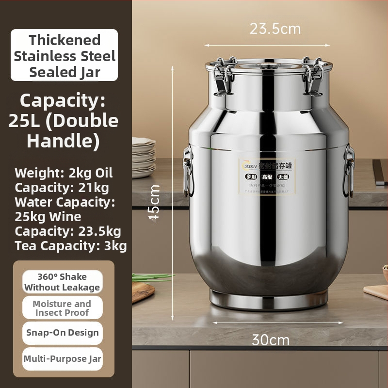 Roostevabast terasest suletud konteiner paksude seintega, Korea stiilis, maht 3,1–4 L