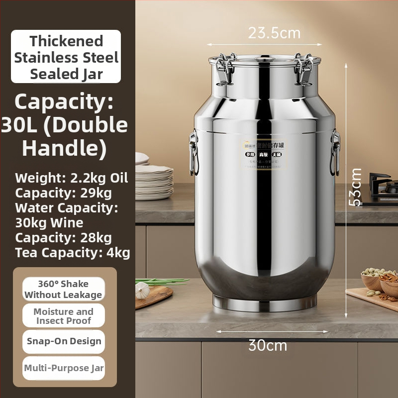 Roostevabast terasest suletud konteiner paksude seintega, Korea stiilis, maht 3,1–4 L