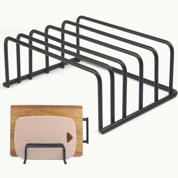 Θήκη για σανίδες κοπής από χάλυβα άνθρακα, πολυλειτουργική, ράφι αποθήκευσης, μοντέρνο μινιμαλιστικό στυλ