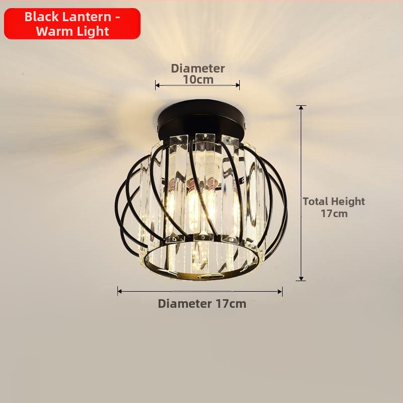 Κρυστάλλινο κρεμαστό φωτιστικό οροφής, πολυκεφαλής, LED φωτισμός, ρυθμιζόμενος ύψος, μεταλλική σκιά από σίδηρο, κατάλληλο για είσοδο και μπαλκόνι, ευρωπαϊκό στυλ, κάλυψη 5–10 m²