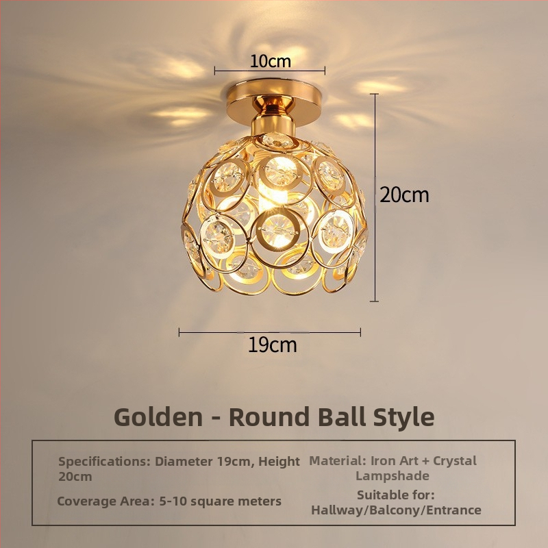 Κρυστάλλινο κρεμαστό φωτιστικό οροφής, πολυκεφαλής, LED φωτισμός, ρυθμιζόμενος ύψος, μεταλλική σκιά από σίδηρο, κατάλληλο για είσοδο και μπαλκόνι, ευρωπαϊκό στυλ, κάλυψη 5–10 m²