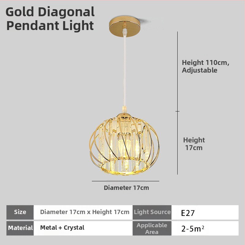 Κρυστάλλινο κρεμαστό φωτιστικό οροφής, πολυκεφαλής, LED φωτισμός, ρυθμιζόμενος ύψος, μεταλλική σκιά από σίδηρο, κατάλληλο για είσοδο και μπαλκόνι, ευρωπαϊκό στυλ, κάλυψη 5–10 m²