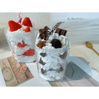 Αρωματοθεραπευτικό κερί με άρωμα φράουλας, χειροποίητο, κερί σόγιας