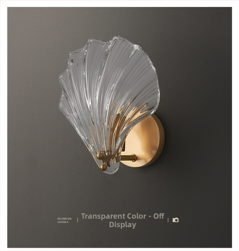 Γυάλινος κρεμαστός πολυέλαιος, γαλλικού παραδοσιακού στυλ για κρεβατοκάμαρα, LED φως, μοντέλο D002, με μία κεφαλή, εμβέλεια 3–5 τ.μ.