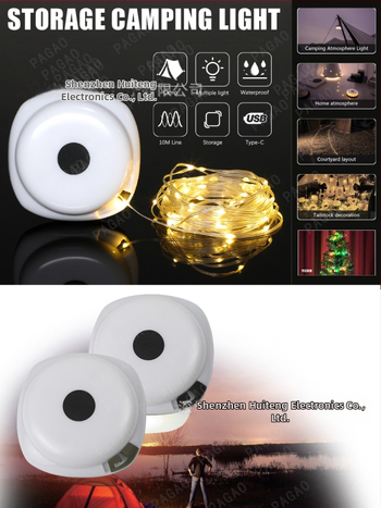 Pagao LED палаткова лампа с USB зареждане, 3.7V, 3W, модел PG-0472