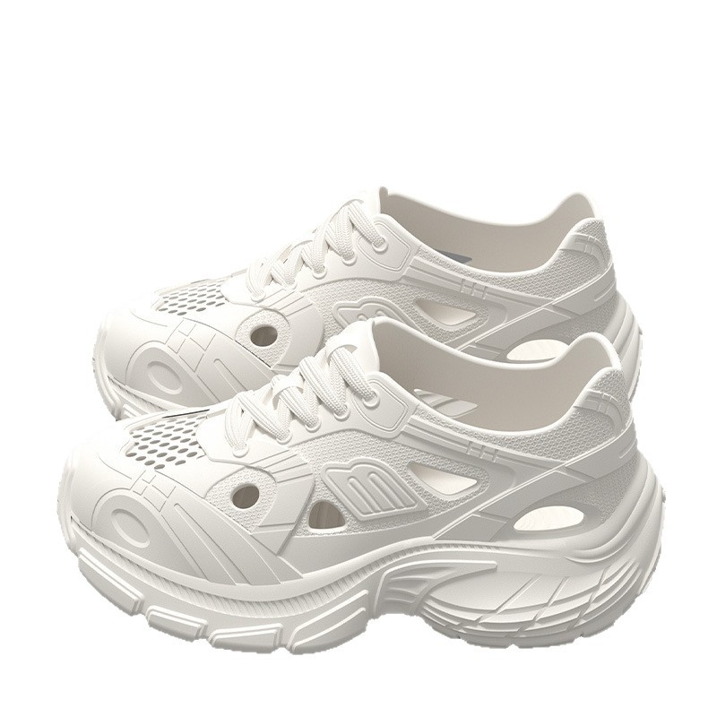 Unisex EVA σανδάλια τύπου κλόγκ με 4 cm παχιά σόλα, αναπνέσιμα και αντιολισθητικά, EVA επάνω μέρος και σόλα