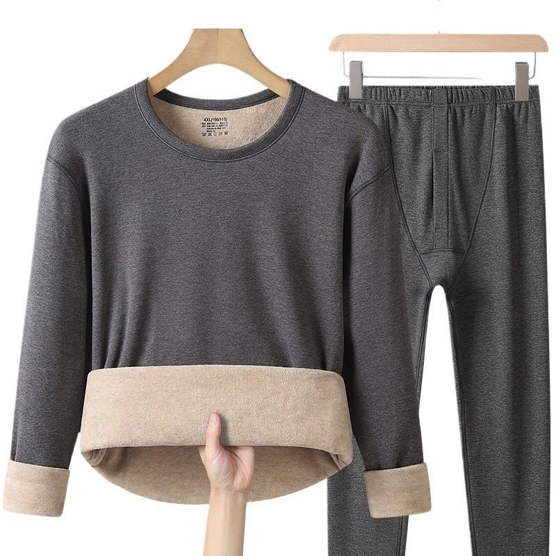 Ficaklon žiemos bazinis komplektas su fliso pamušalu, dvigubo sluoksnio apykaklė, unisex, poliesteris