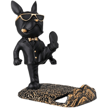 Телефонна стойка-орнамент с френски булдог, смола, скандинавски стил, бюро декор, подходящ подарък за рожден ден или за съученици