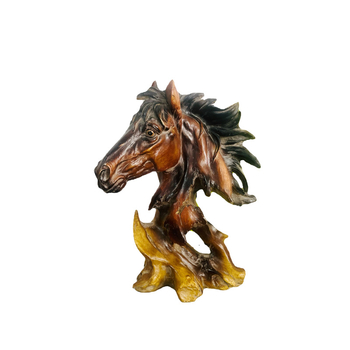 Ретро американски стил — декоративна фигура на животно от синтетична смола за офис бюро