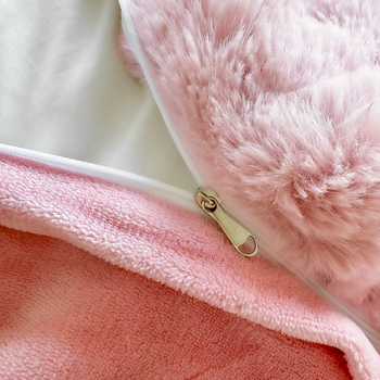 Milk Velvet négyrészes ágyneműkészlet, quiltált, egyszínű minta, 3500–4000 g