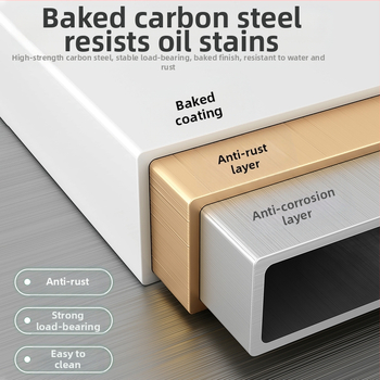 Μεταλλικό ράφι πιάτων τοίχου με δίσκο αποστράγγισης για μπολάκια και ξυλάκια φαγητού, χωρίς εγκατάσταση