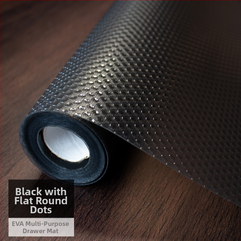 Virtuvės spintelės stalčiaus drėgmės atsparus kilimėlis su EVA atspariu vandeniui sluoksniu ant PE pagrindo (EVA 99% turinys), šiuolaikinis minimalistinis dizainas