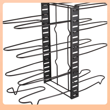 Κουζίνας ράφι καπακιών κατσαρόλας — Πτυσσόμενο, Μετακινημένο, Χωρίς εγκατάσταση, Πολυεπίπεδο, από χάλυβα άνθρακα