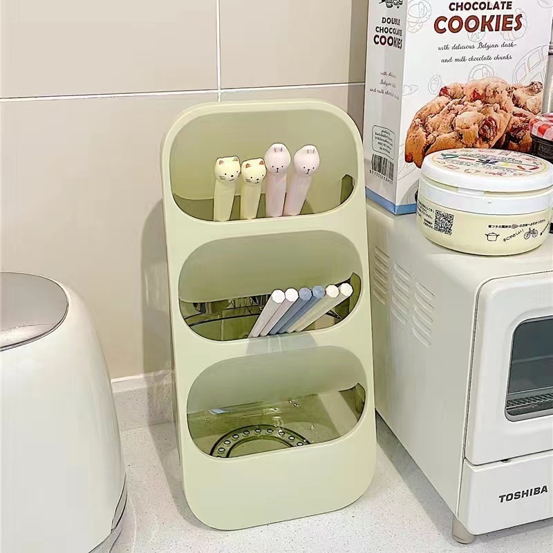 Οργανωτής μαχαιροπίρουνων – επιτραπέζιος αποθηκευτικός δίσκος για ξυλάκια φαγητού και κουτάλια με αποστράγγιση, πολλαπλών χρήσεων (Υλικό: Κράμα Σιδήρου; Προέλευση: ηπειρωτική Κίνα; Λανσαρίστηκε: 2023; Μάρκα: Unique)