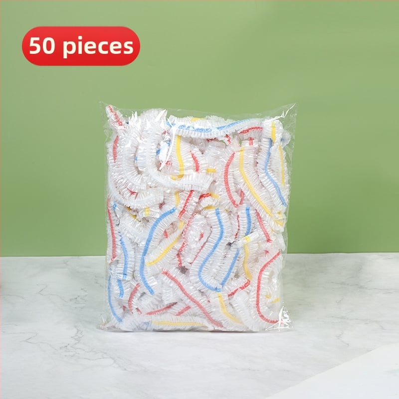 Elastīgs PE klases bļodas vāciņš ar folijas turētāju atlikumiem uzglabāšanai — 1 gab., mājsaimniecībai