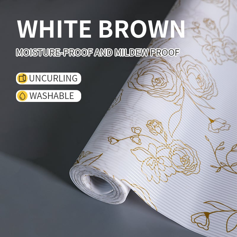 Konyhai szekrény liner EVA, négyzetes, virágos minta, modern minimalista stílus, 2017 tavaszán debütált