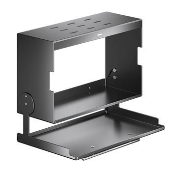 Ραφιέρα μπαχαρικών τοίχου κάτω από ντουλάπι κουζίνας (Μάρκα: Lu Bao; Υλικό: χάλυβας άνθρακα; Λειτουργία: πολυλειτουργικός; Τοποθέτηση: τοίχος; Στυλ: μοντέρνο μινιμαλιστικό)