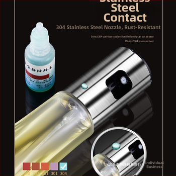 Μπουκάλι ψεκασμού λαδιού, γυάλινο πιεζόμενο μπουκάλι για βρώσιμα έλαια, σπρέι με αυτόματο άνοιγμα-κλείσιμο