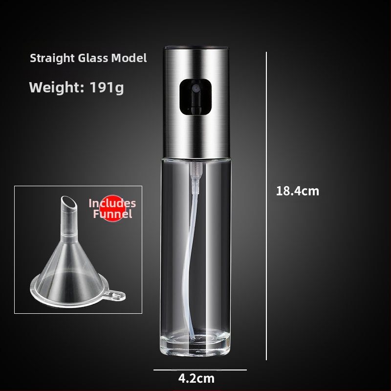 Μπουκάλι ψεκασμού λαδιού, γυάλινο πιεζόμενο μπουκάλι για βρώσιμα έλαια, σπρέι με αυτόματο άνοιγμα-κλείσιμο