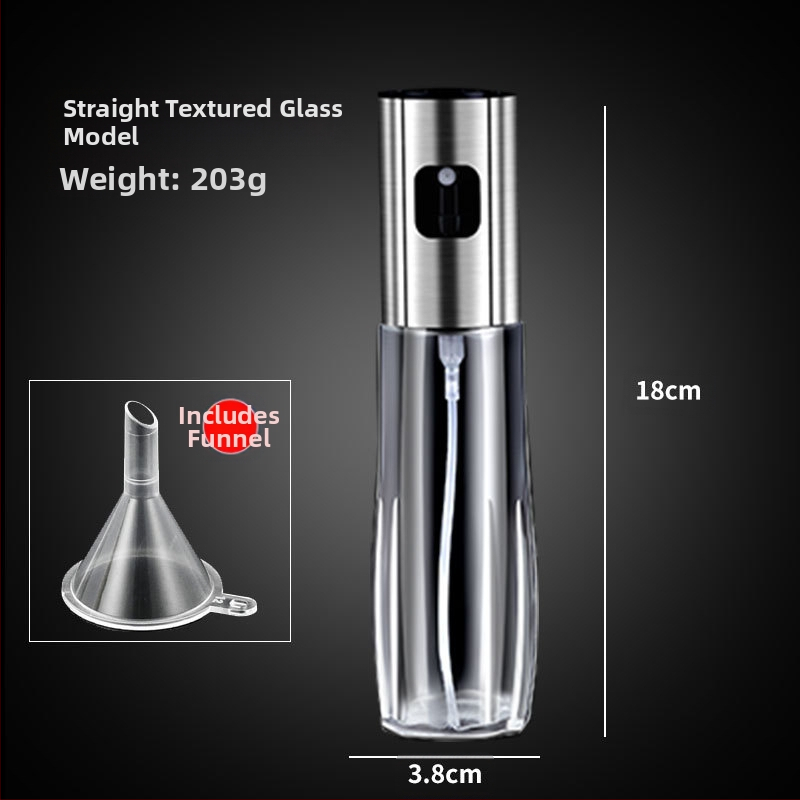 Μπουκάλι ψεκασμού λαδιού, γυάλινο πιεζόμενο μπουκάλι για βρώσιμα έλαια, σπρέι με αυτόματο άνοιγμα-κλείσιμο