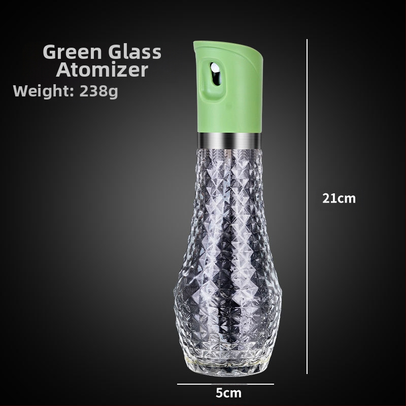 Μπουκάλι ψεκασμού λαδιού, γυάλινο πιεζόμενο μπουκάλι για βρώσιμα έλαια, σπρέι με αυτόματο άνοιγμα-κλείσιμο