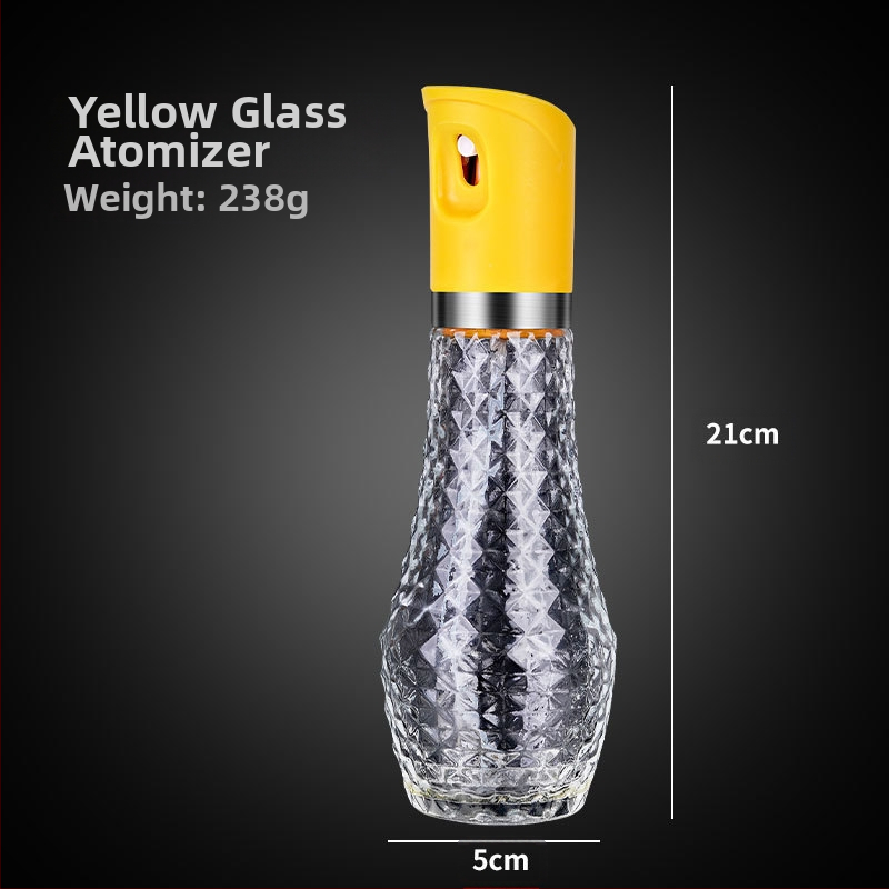 Μπουκάλι ψεκασμού λαδιού, γυάλινο πιεζόμενο μπουκάλι για βρώσιμα έλαια, σπρέι με αυτόματο άνοιγμα-κλείσιμο